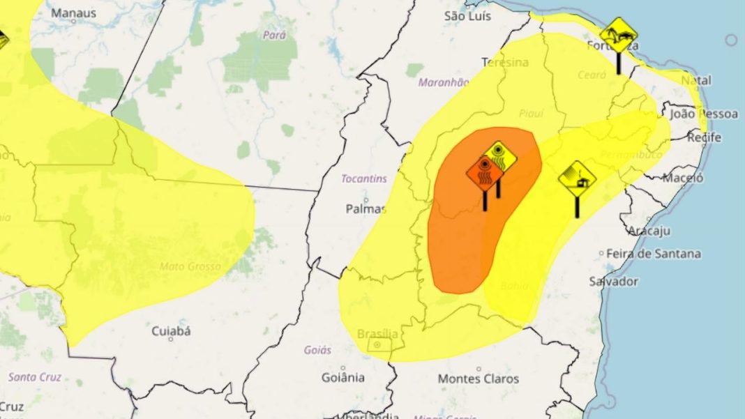 Inmet Emite Alertas De Vendaval E Baixa Umidade Na Bahia Sert O Em Dia